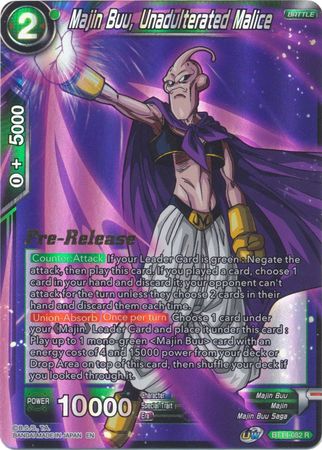 Majin Buu // Majin Buu, Unadulterated Might (BT14-062) [Cross Spirits Prerelease Promos] | The Time Vault CA