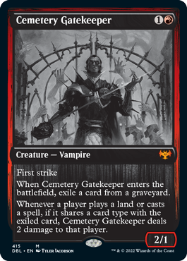 Cemetery Gatekeeper [Innistrad: Double Feature] | The Time Vault CA