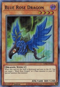 Blue Rose Dragon (Purple) [LDS2-EN104] Ultra Rare | The Time Vault CA