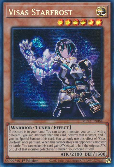 Visas Starfrost [MP23-EN064] Prismatic Secret Rare | The Time Vault CA