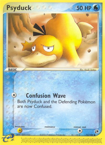 Psyduck (73/100) [EX: Sandstorm] | The Time Vault CA