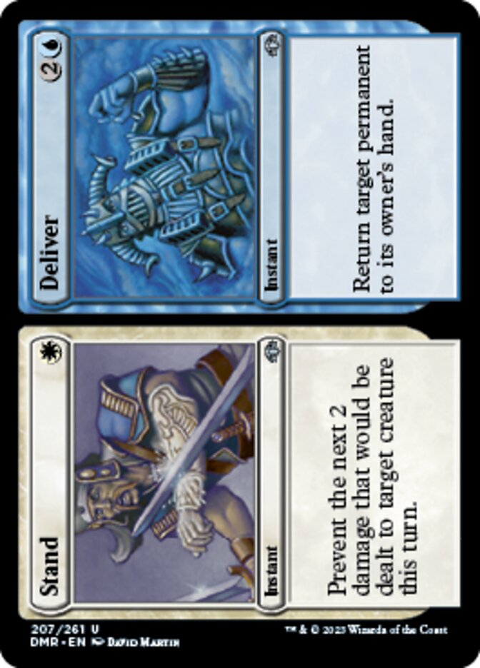 Stand // Deliver [Dominaria Remastered] | The Time Vault CA