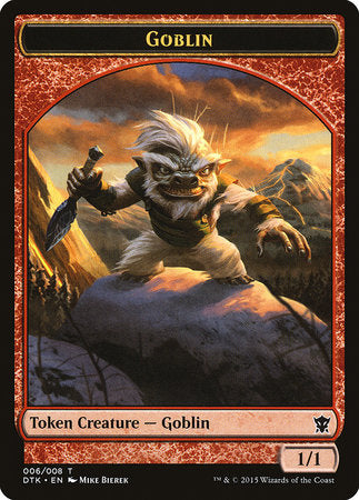 Goblin Token [Dragons of Tarkir Tokens] | The Time Vault CA