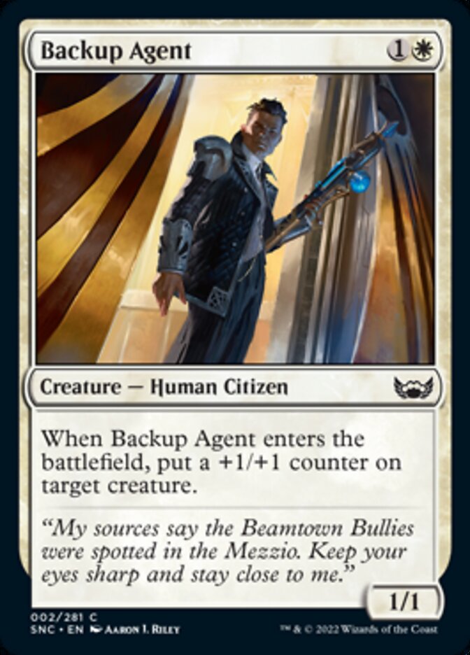 Backup Agent [Streets of New Capenna] | The Time Vault CA