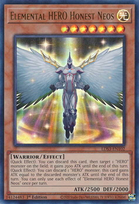 Elemental HERO Honest Neos [LDS3-EN102] Ultra Rare | The Time Vault CA