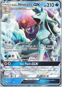 Alolan Ninetales GX (22/145) (Ice Path FTW - Zachary Bokhari) [World Championships 2017] | The Time Vault CA