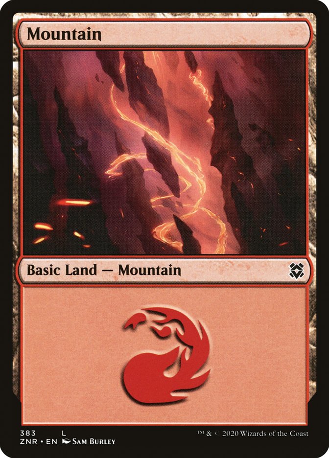 Mountain (383) [Zendikar Rising] | The Time Vault CA