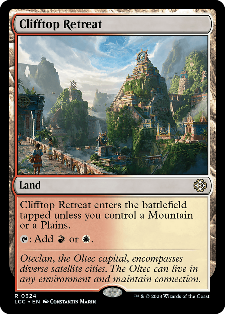 Clifftop Retreat [The Lost Caverns of Ixalan Commander] | The Time Vault CA