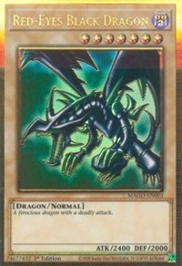 Red-Eyes Black Dragon [MAGO-EN003] Gold Rare | The Time Vault CA