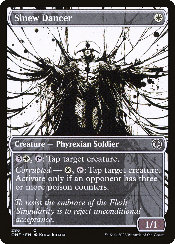 Sinew Dancer (Showcase Ichor) [Phyrexia: All Will Be One] | The Time Vault CA