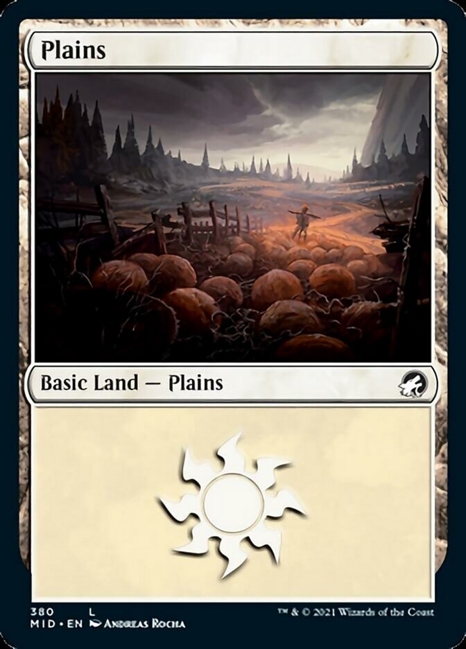 Plains (380) [Innistrad: Midnight Hunt] | The Time Vault CA