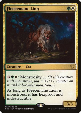 Fleecemane Lion [Commander 2017] | The Time Vault CA