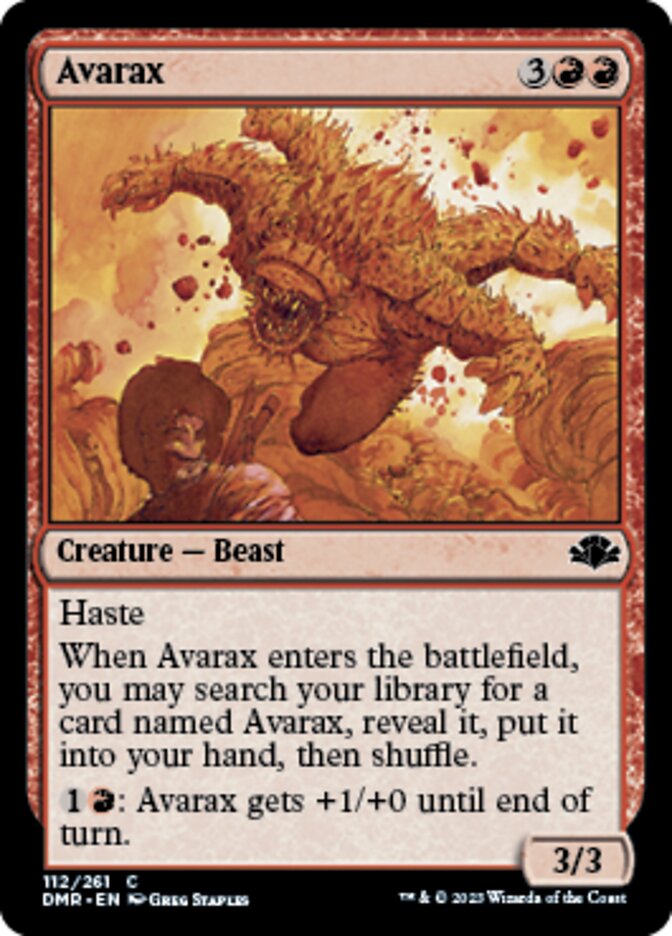 Avarax [Dominaria Remastered] | The Time Vault CA