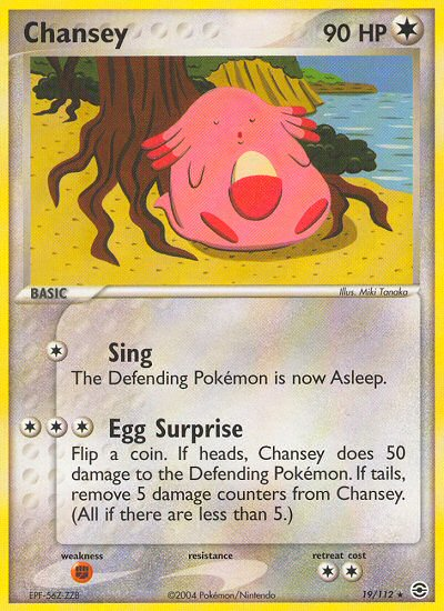 Chansey (19/112) [EX: FireRed & LeafGreen] | The Time Vault CA