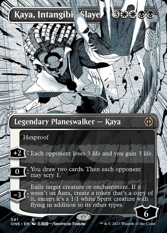 Kaya, Intangible Slayer (Borderless Manga) [Phyrexia: All Will Be One] | The Time Vault CA