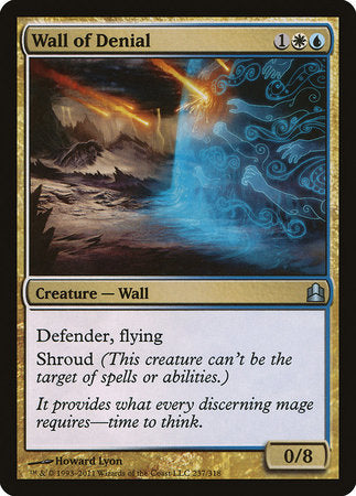 Wall of Denial [Commander 2011] | The Time Vault CA
