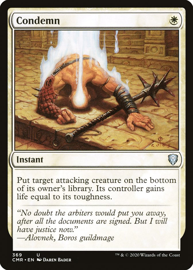 Condemn [Commander Legends] | The Time Vault CA