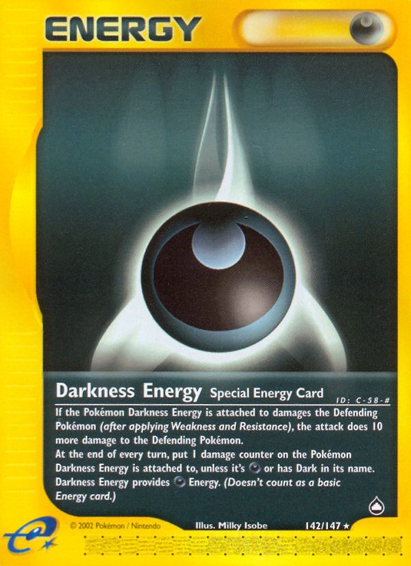 Darkness Energy (142/147) [Aquapolis] | The Time Vault CA