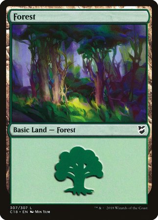 Forest (307) [Commander 2018] | The Time Vault CA