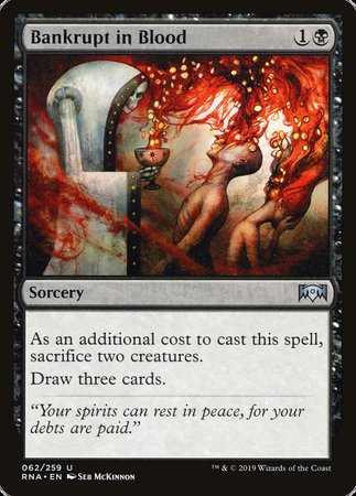 Bankrupt in Blood [Ravnica Allegiance] | The Time Vault CA