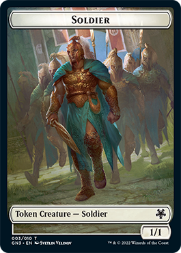 Soldier // Elf Warrior Double-Sided Token [Game Night: Free-for-All Tokens] | The Time Vault CA