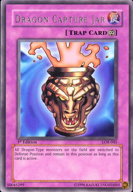 Dragon Capture Jar [LOB-045] Rare | The Time Vault CA