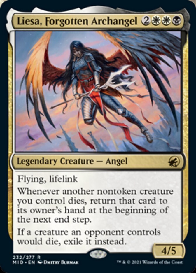 Liesa, Forgotten Archangel [Innistrad: Midnight Hunt] | The Time Vault CA