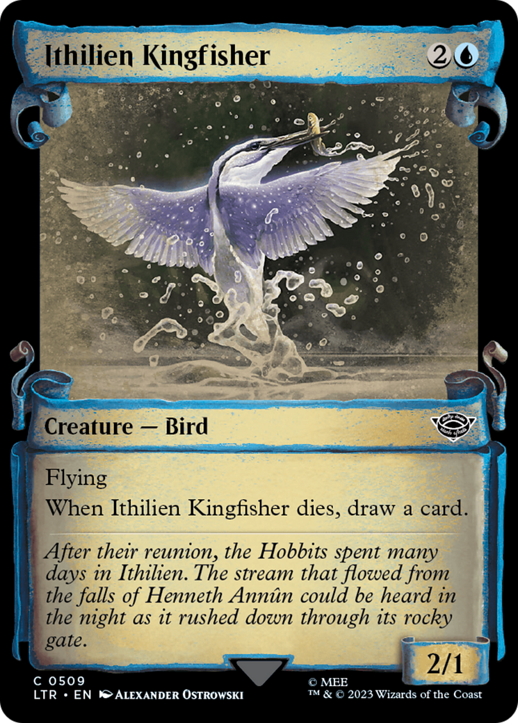 Ithilien Kingfisher [The Lord of the Rings: Tales of Middle-Earth Showcase Scrolls] | The Time Vault CA