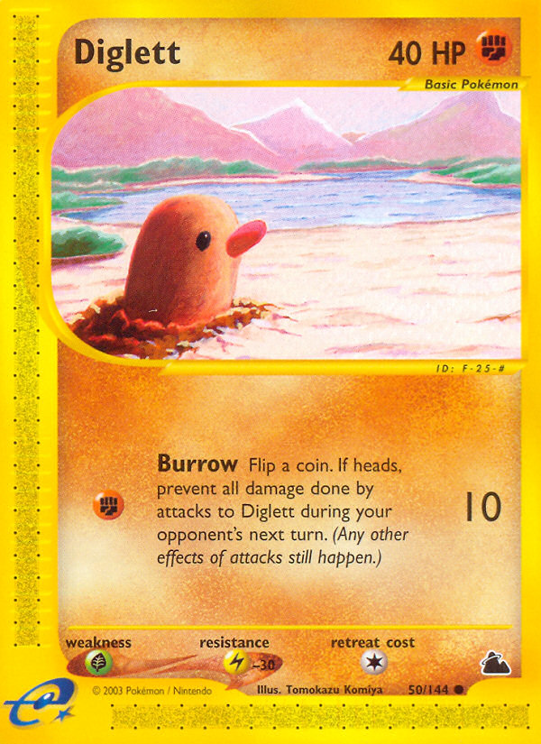 Diglett (50/144) [Skyridge] | The Time Vault CA