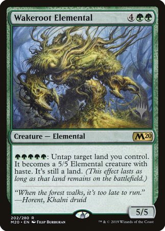 Wakeroot Elemental [Core Set 2020 Promos] | The Time Vault CA