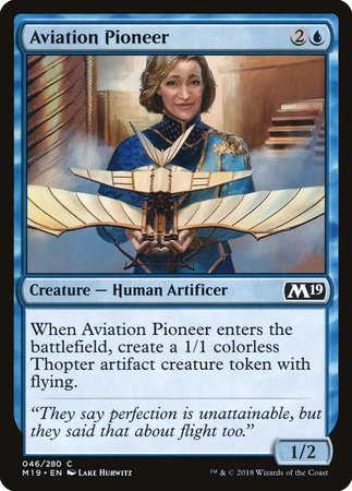 Aviation Pioneer [Core Set 2019] | The Time Vault CA