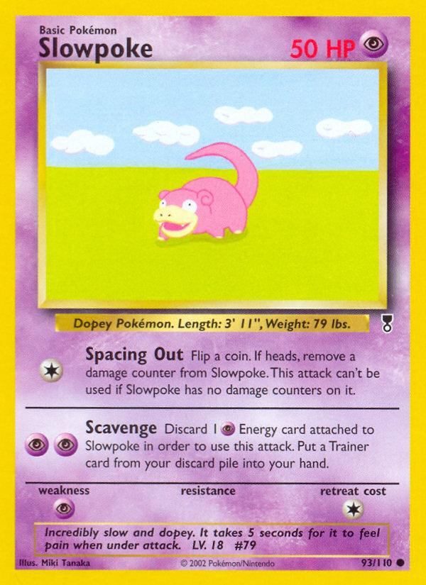 Slowpoke (93/110) [Legendary Collection] | The Time Vault CA