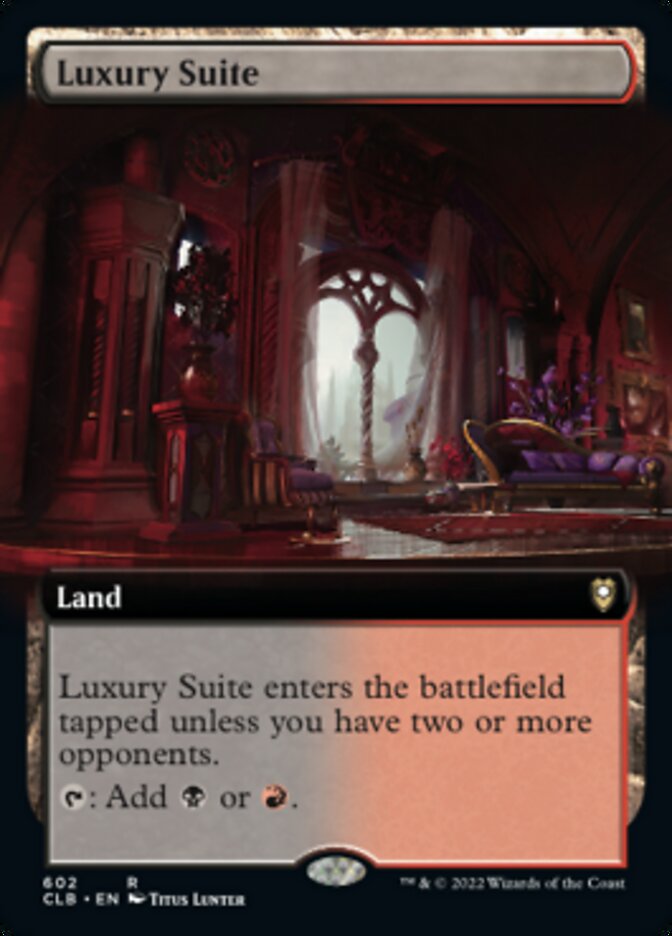 Luxury Suite (Extended Art) [Commander Legends: Battle for Baldur's Gate] | The Time Vault CA
