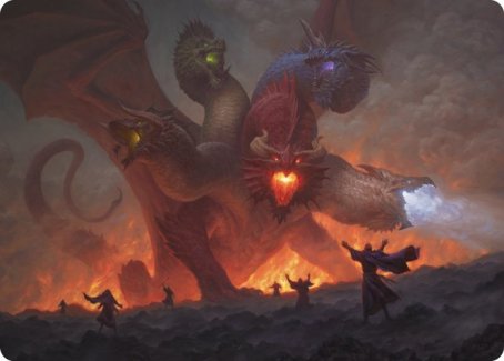 Tiamat Art Card [Dungeons & Dragons: Adventures in the Forgotten Realms Art Series] | The Time Vault CA