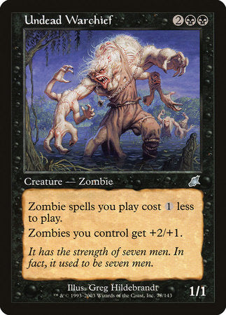 Undead Warchief [Scourge] | The Time Vault CA
