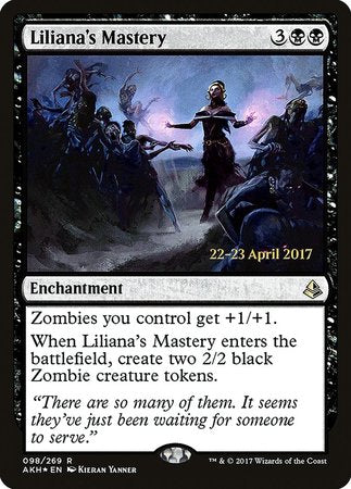 Liliana's Mastery [Amonkhet Promos] | The Time Vault CA