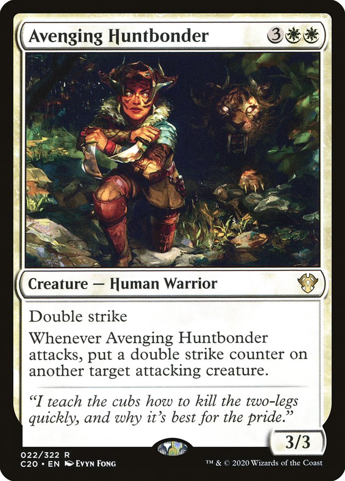 Avenging Huntbonder [Commander 2020] | The Time Vault CA