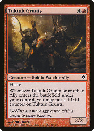 Tuktuk Grunts [Zendikar] | The Time Vault CA