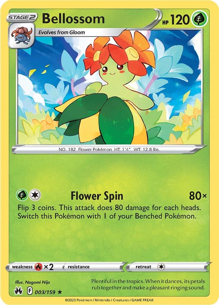 Bellossom (003/159) [Sword & Shield: Crown Zenith] | The Time Vault CA