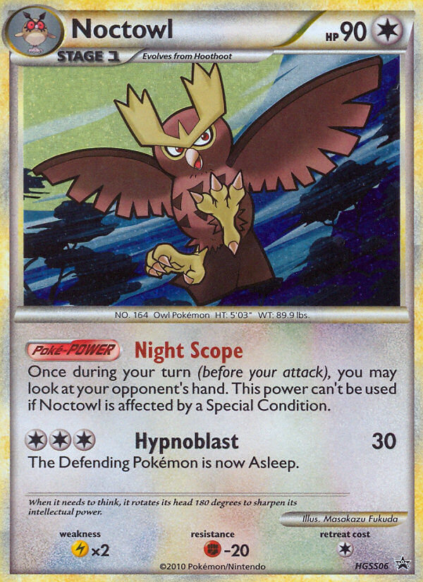 Noctowl (HGSS06) [HeartGold & SoulSilver: Black Star Promos] | The Time Vault CA