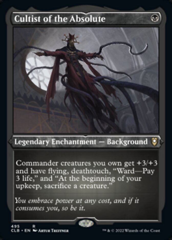 Cultist of the Absolute (Foil Etched) [Commander Legends: Battle for Baldur's Gate] | The Time Vault CA