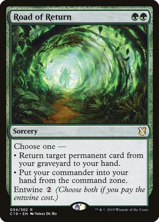 Road of Return [Commander 2019] | The Time Vault CA