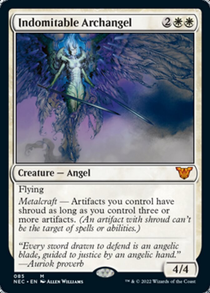 Indomitable Archangel [Kamigawa: Neon Dynasty Commander] | The Time Vault CA