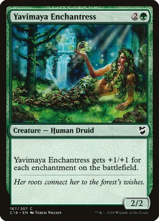 Yavimaya Enchantress [Commander 2018] | The Time Vault CA