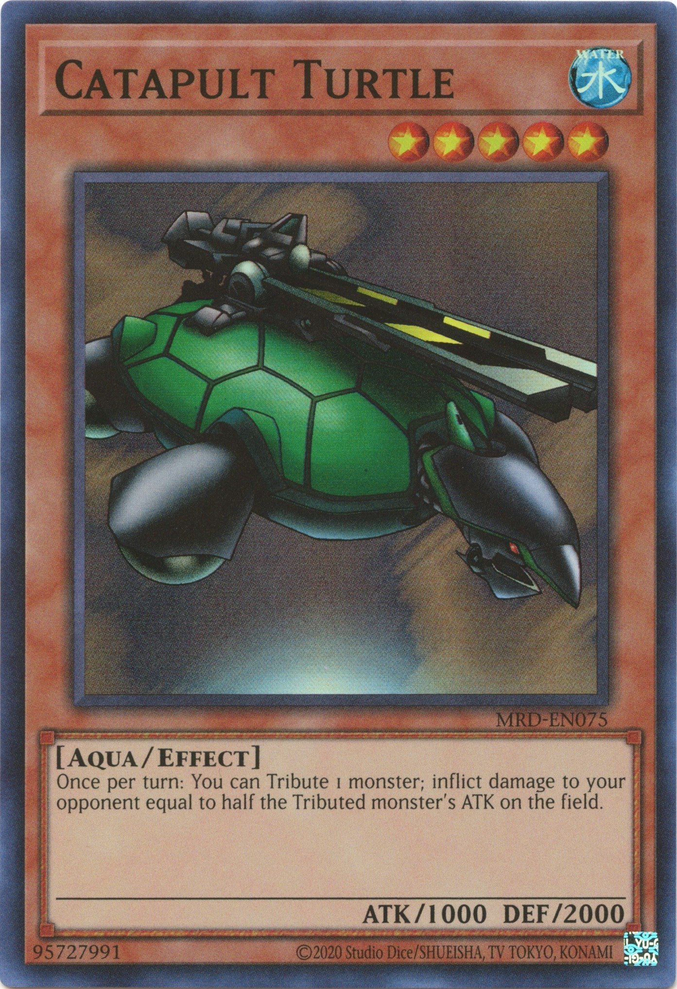 Catapult Turtle (25th Anniversary) [MRD-EN075] Super Rare | The Time Vault CA