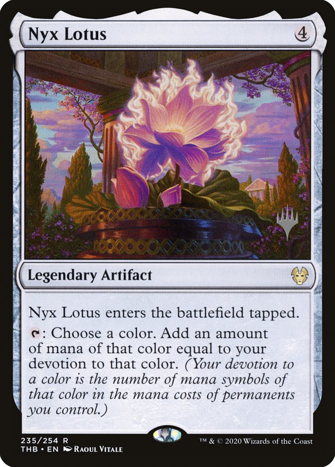 Nyx Lotus (Promo Pack) [Theros Beyond Death Promos] | The Time Vault CA