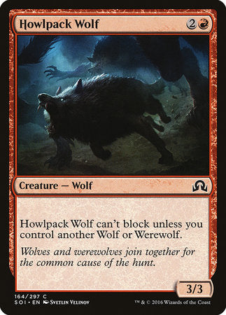 Howlpack Wolf [Shadows over Innistrad] | The Time Vault CA