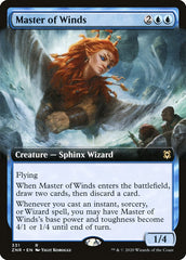 Master of Winds (Extended Art) [Zendikar Rising] | The Time Vault CA