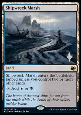 Shipwreck Marsh (Promo Pack) [Innistrad: Midnight Hunt Promos] | The Time Vault CA