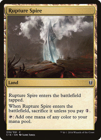 Rupture Spire [Commander 2016] | The Time Vault CA